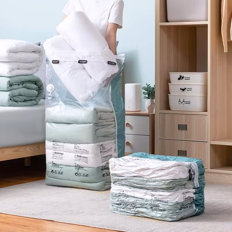 Housses de rangement sous vide pour vêtements