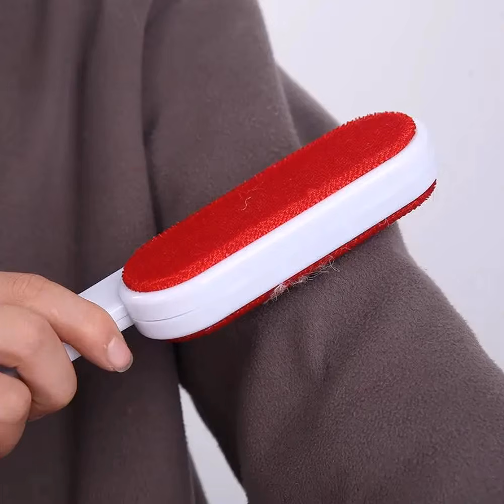 Brosse anti-peluche réutilisable double face